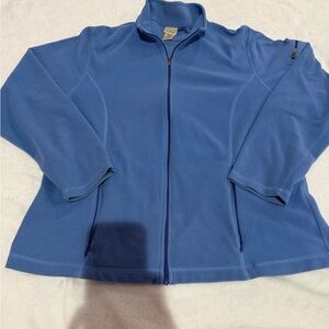Vintage L.L. Bean Blue Full Zip Lightweight Jacket